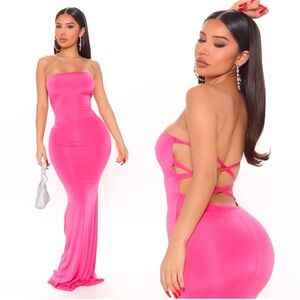 Barbie World Double Lined Maxi Dress